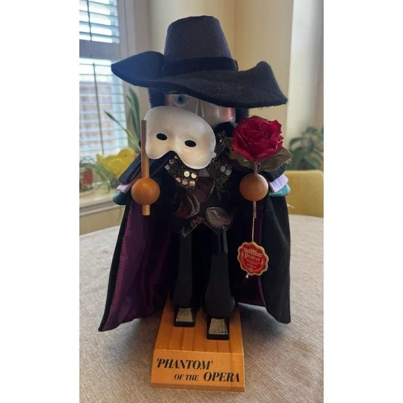 Steinbach 17" Phantom of The Opera Christmas Nutcracker Decor Made in Germany - Picture 8 of 15